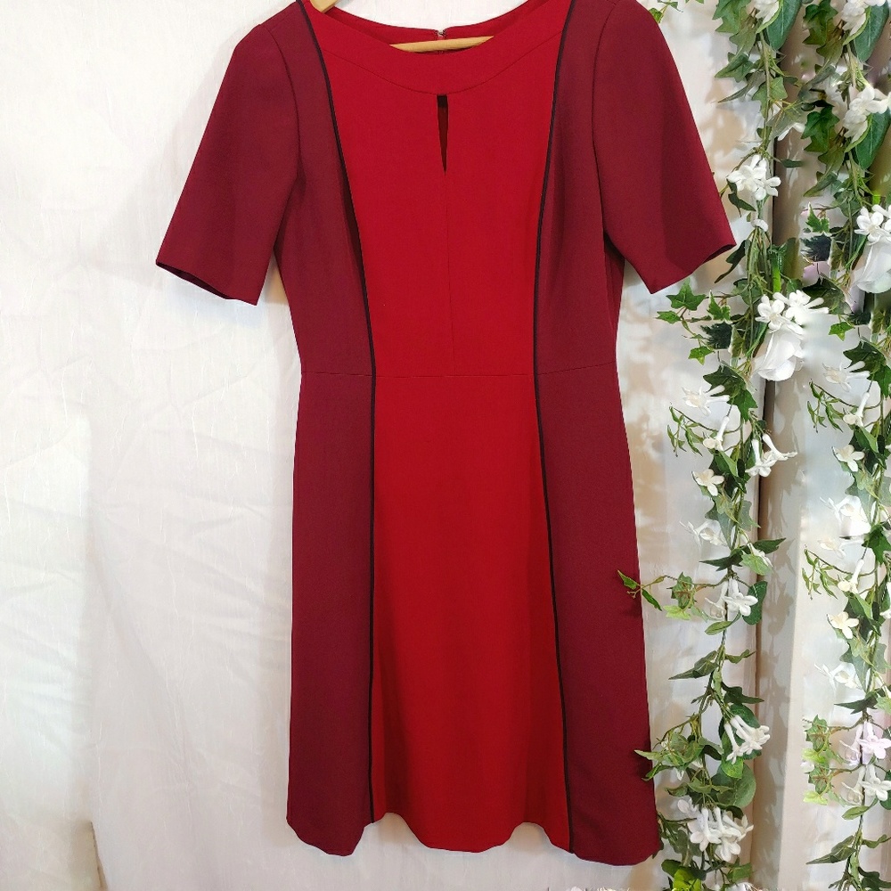 Arthur Levine Women's A-Line Red Dress 4